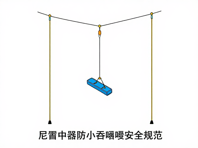 大型玩具悬挂尼龙吊绳安装指南，地面固定与防小部件吞咽安全规范