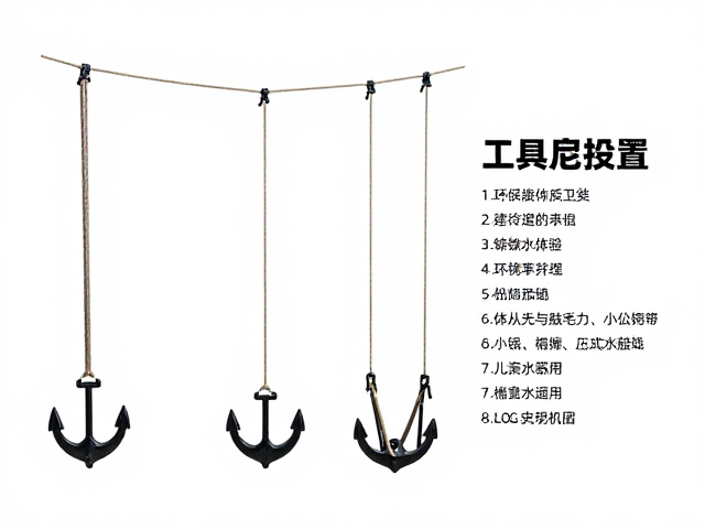 海边大型玩具悬挂尼龙吊绳怎么选？附专业工具需求清单