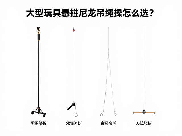 大型玩具悬挂尼龙吊绳怎么选?承重参数解析与工具清单全攻略