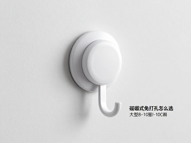 磁吸式免打孔挂钩怎么选？大型8-10cm强力承重不伤墙