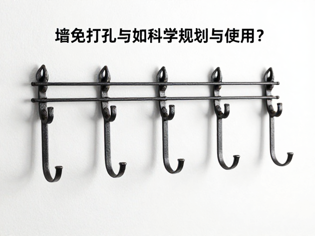 铁艺墙面免打孔挂钩，如何科学规划与使用？