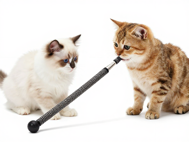 幼猫幼犬专用伸缩逗猫棒，高强耐磨耐咬纤维，安全互动不伤牙