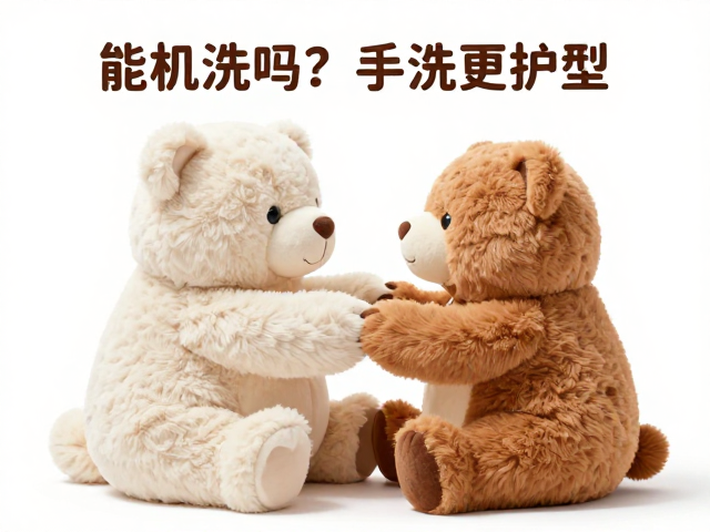 大号互动毛绒玩偶能机洗吗?手洗更护型,正向反馈超暖心
