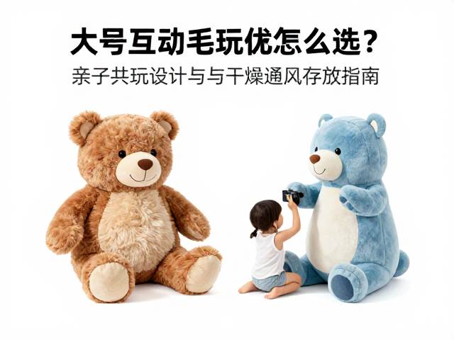 大号互动毛绒玩偶怎么选?亲子共玩设计与干燥通风存放指南