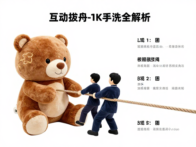 大号互动毛绒玩偶与团队拔河绳选购指南,机洗手洗全解析
