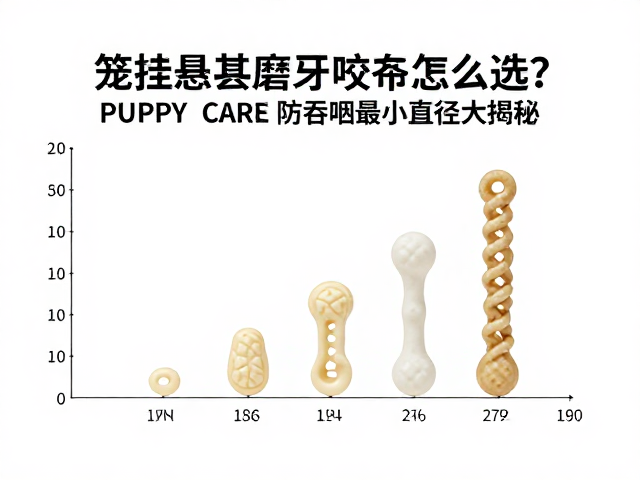 笼挂悬挂磨牙咬条怎么选？PUPPY CARE防吞咽最小直径大揭秘