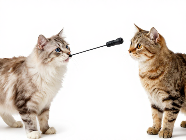 Catit异形伸缩逗猫棒,高颜值互动,激发猫咪狩猎本能