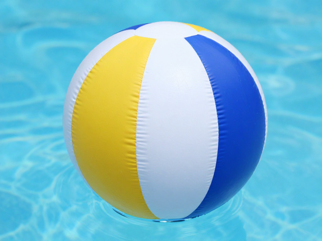 全浮力浮水互动球，PVC充气可挤压造型，夏日泳池解压新宠