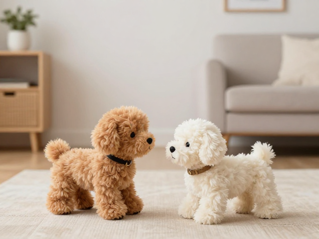 中小型犬大号互动毛绒玩偶,治愈陪伴,提升家庭温馨氛围