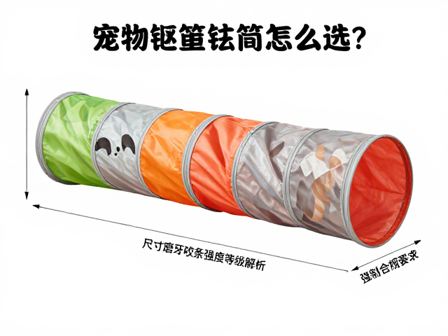 宠物隧道钻筒怎么选?笼挂磨牙咬条强度等级全解析