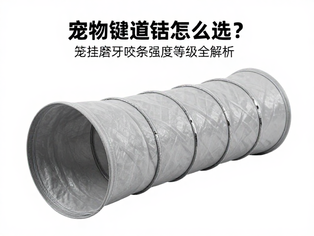 宠物隧道钻筒怎么选?笼挂磨牙咬条强度等级全解析