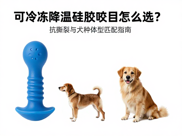 可冷冻降温硅胶咬具怎么选？抗撕裂与犬种体型匹配指南