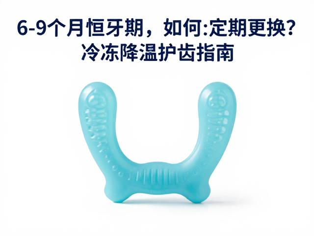 硅胶咬具6-9个月恒牙期如何定期更换?冷冻降温护齿指南