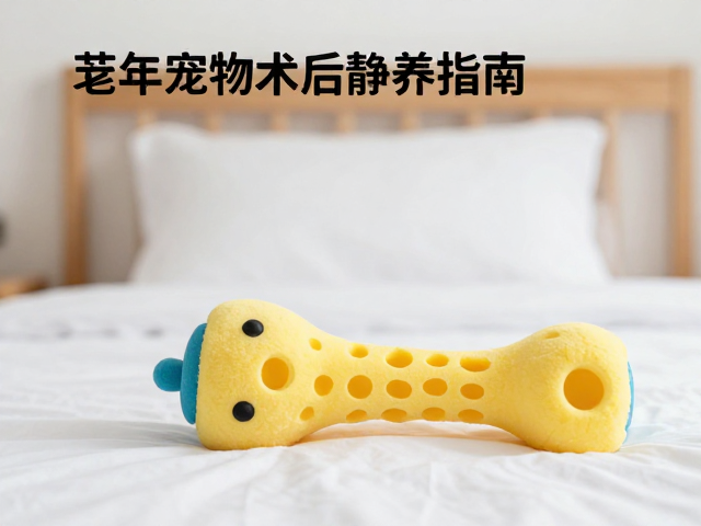 老年宠物术后静养指南,无冲击软质泡沫玩具缓解焦虑