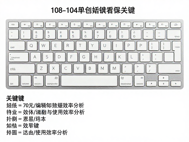 全尺寸108键还是104键?解析无数字/编辑键布局的键盘选择指南