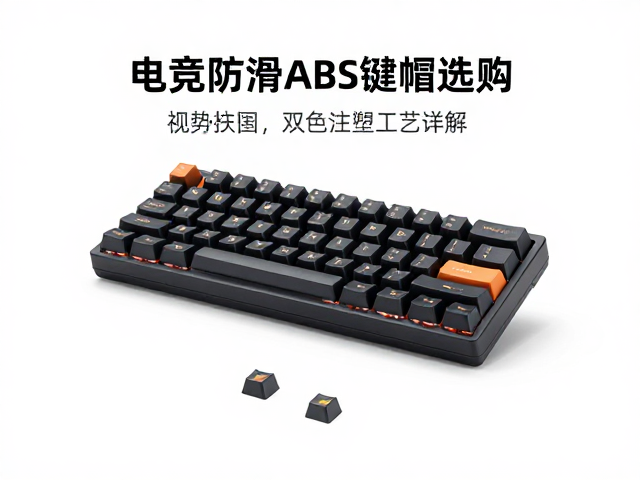 电竞防滑ABS键帽选购,掌握键帽高度标准,双色注塑工艺详解