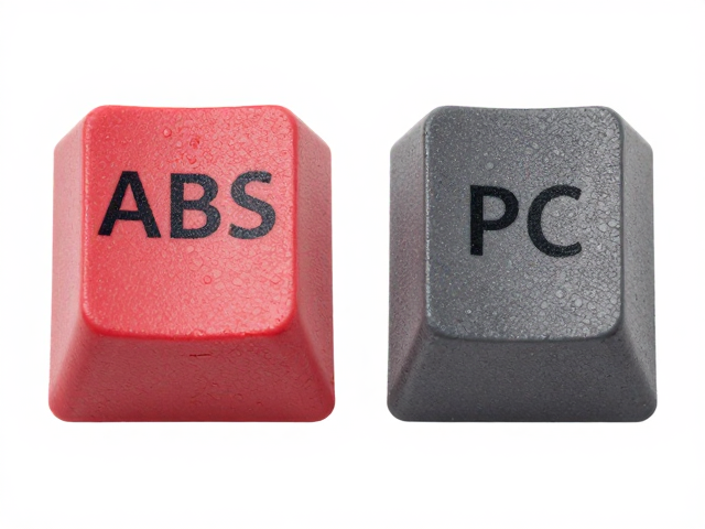 Cherry键帽ABS与PC材质对比，电竞防滑键帽谁更耐用？