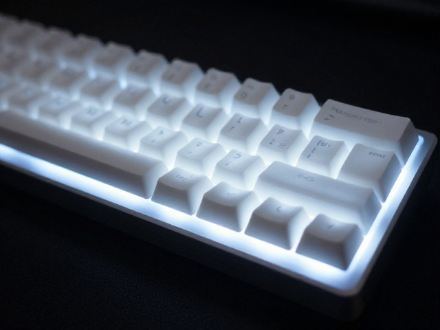 电竞PBT键帽透光性评测，3D立体成型工艺解析