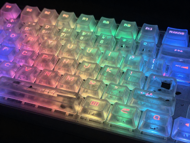 高透RGB PC键帽易磨损?RGB背光键盘保养与避坑指南