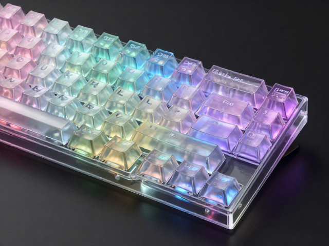 高透RGB PC电竞键帽,比玻璃更轻,高光泽度极致颜值推荐