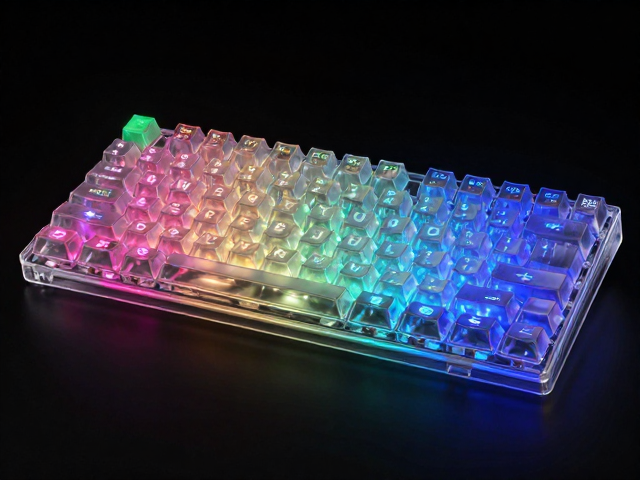 高透RGB PC电竞键帽怎么选?PBT/PC混合料折射率解析与避坑指南