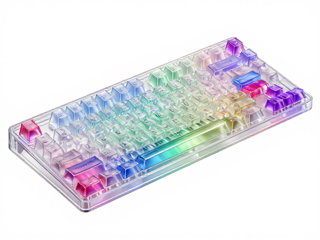 高透RGB PC电竞键帽,色彩更胜传统塑料,抗指纹涂层技术解析