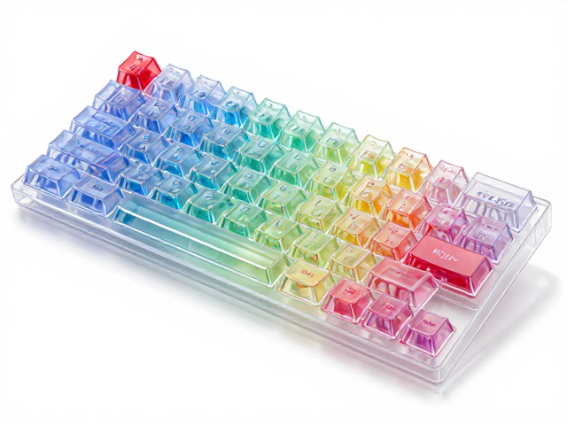 高透RGB PC电竞键帽,色彩更胜传统塑料,抗指纹涂层技术解析