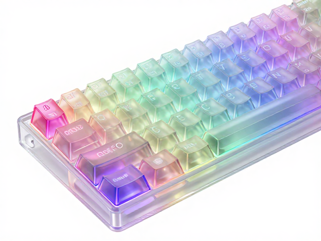 高透RGB PC电竞键帽，耐化学腐蚀与UV层工艺解析