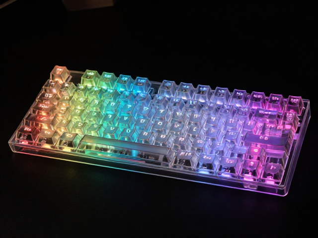 高透RGB PC电竞键帽定制色彩管理,避免硬物刮擦指南