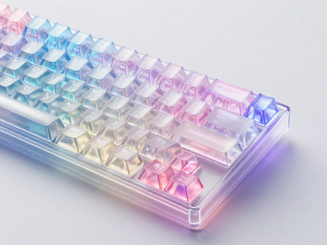 高透RGB PC键帽，打造水晶般通透的高端电竞与办公桌面