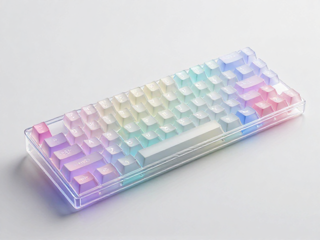 高透RGB PC键帽，打造水晶般通透的高端电竞与办公桌面