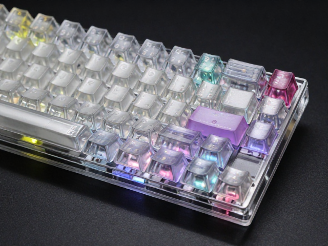 高透RGB PC电竞键帽,比玻璃更轻便,长期使用不变形