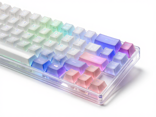 高透RGB PC键帽注塑工艺与丝网印花解析,打造极致透光电竞键帽