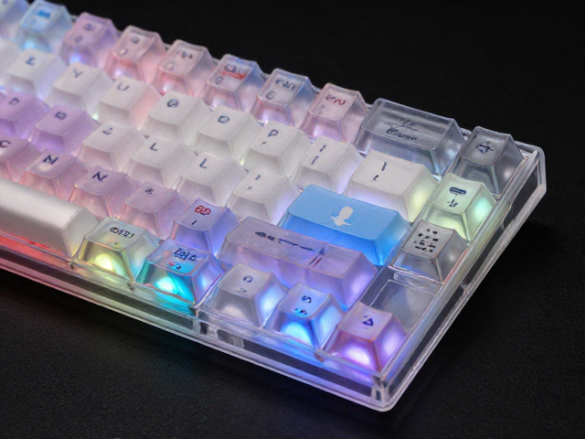 高透RGB PC键帽注塑工艺与丝网印花解析,打造极致透光电竞键帽