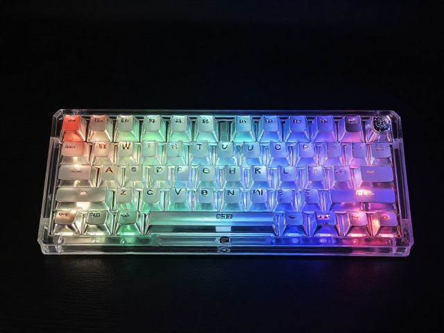 高透RGB PC电竞键帽评测，高亮镜面设计，打造顶级电竞外设展示柜