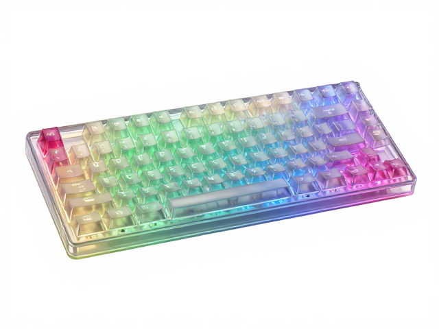 高透RGB PC电竞键帽搭配注塑件,打造极致RGB背光游戏键盘