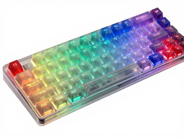 高透RGB PC电竞键帽搭配注塑件,打造极致RGB背光游戏键盘