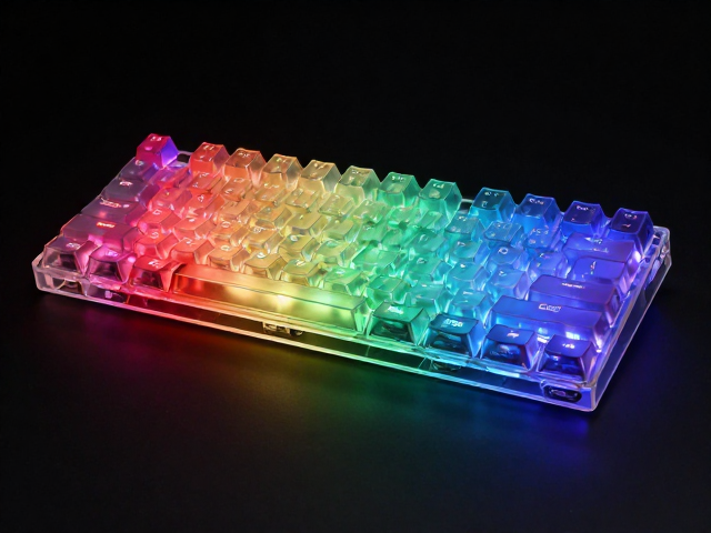 高透RGB PC电竞键帽怎么选?解析表面光泽度与折射率对灯光效果的影响