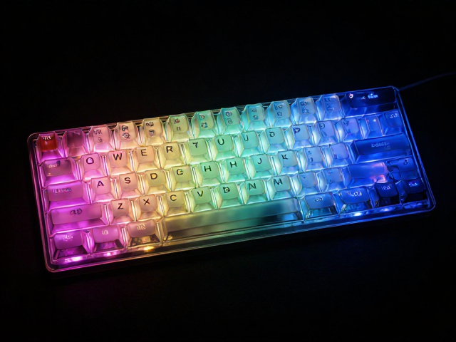 高透RGB PC电竞键帽怎么选?解析表面光泽度与折射率对灯光效果的影响