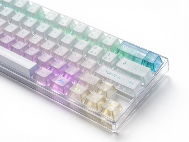 高透RGB PC电竞键帽,特殊涂层增手感,比ABS更透亮