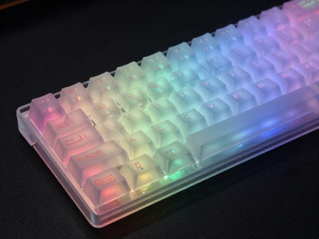 高透RGB PC电竞键帽哑光磨砂需特殊涂层增强手感评测
