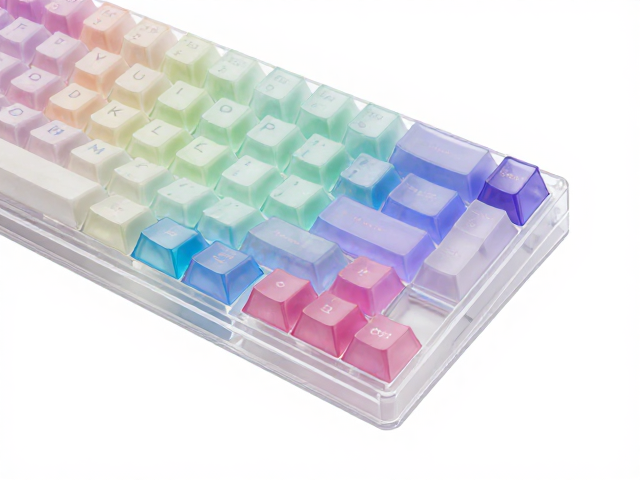 高透RGB PC电竞键帽,比ABS更透亮,丝网印花工艺解析