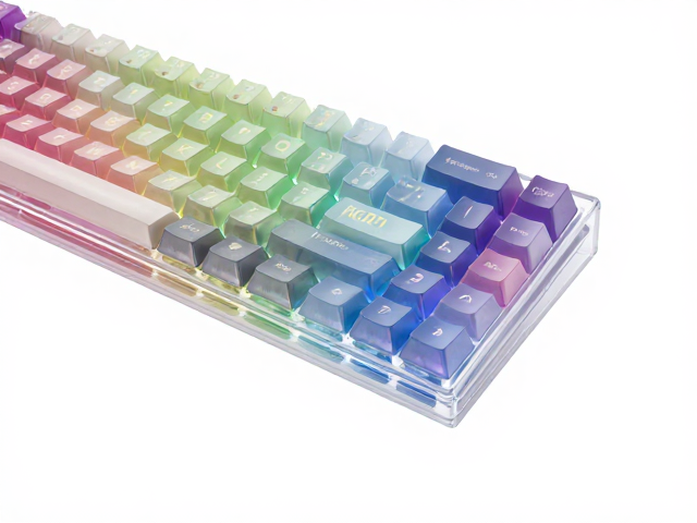 高透RGB PC电竞键帽,UV印刷与双色模工艺深度解析