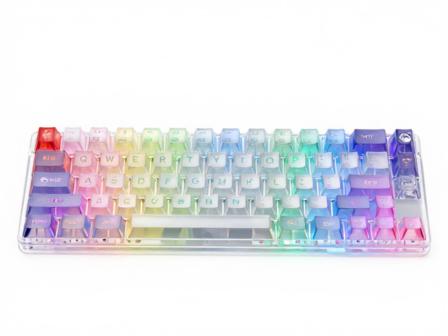 高透RGB PC键帽定制色彩管理,解决易沾指纹难题的选购指南