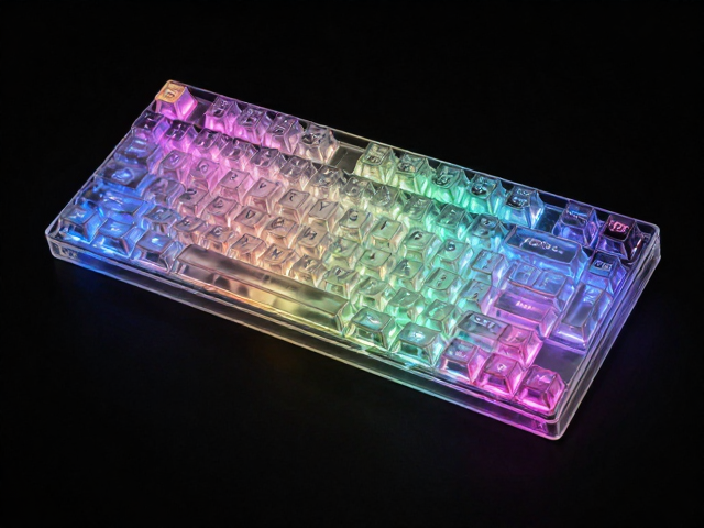 高透RGB PC电竞键帽,多功能复合材质防刮擦,守护键帽持久清晰