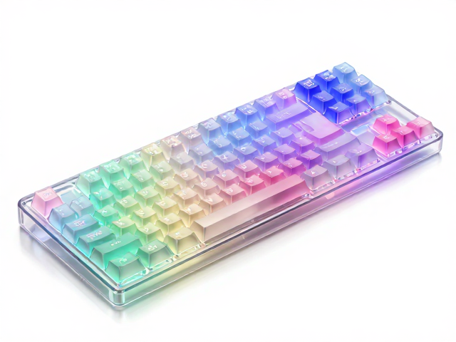 高透RGB PC电竞键帽评测,双色注塑工艺与定制圈热门选择指南