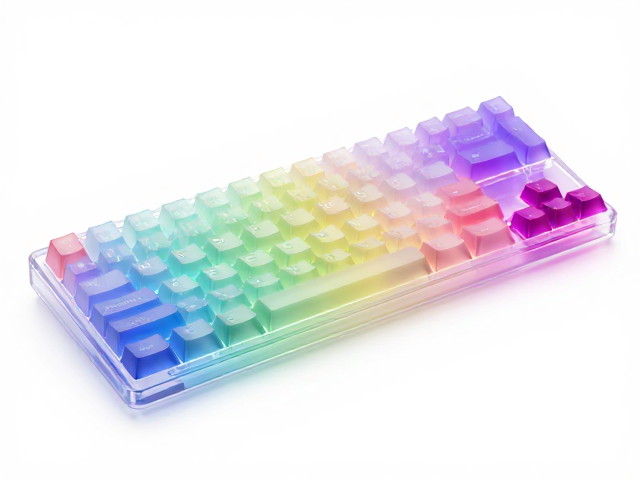 高透RGB PC电竞键帽,半透明渐变设计,抗冲击性强,灯光更惊艳