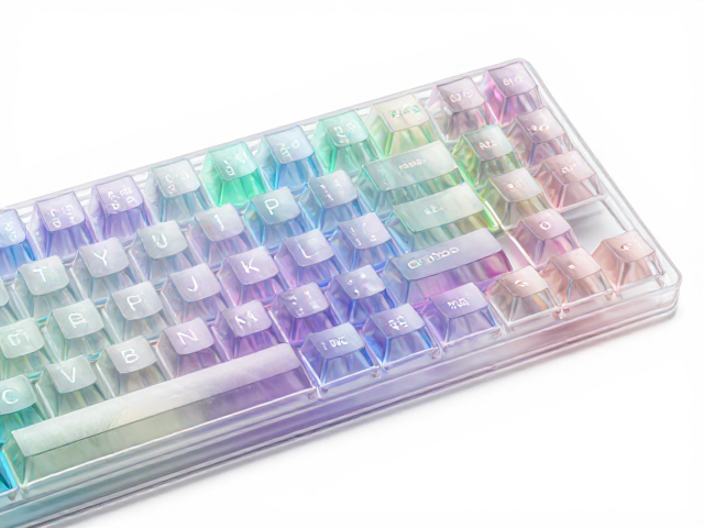 高透RGB PC电竞键帽,比ABS更透亮,长期使用不变形