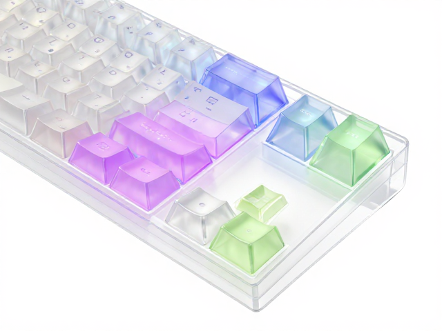 高透RGB PC键帽注塑工艺解析,极致透光率与电竞美学