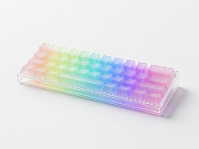 高透RGB PC键帽客制化指南,易染色特性与透光效果全解析